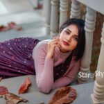 Anupama Parameswaran Instagram - Mathrubhumi star and style magazine shoot 💃🏻 Photography : @arun_payyadimeethal Styling : @arjun_vasudevs Accessories : @rareroomofficial Costume : @kaadhi_by_seenuakku Make up : @subiganesh Retouch : @suveeshgraphiccynaid