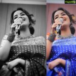 Anupama Parameswaran Instagram - Black and white... oopsss!!!!! blue and orange ... Okay ... I love both ♥️ Styled by @lavanyabathina jewellery by @bcos_its_silver