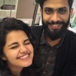 Anupama Parameswaran Instagram – Happy me 🥰 #bff ♥️ @akshaijoy Bangalore, India