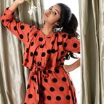 Anupama Parameswaran Instagram - Retro 💃 Styling by @lavanyabathina Dress courtesy by @storeanonym Jewellery by @_missphia PC by @i_ak_photographer Makeup by @shelarpravin99 Hairstyle by @koli_sarika7313 🤗