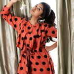 Anupama Parameswaran Instagram - Retro 💃 Styling by @lavanyabathina Dress courtesy by @storeanonym Jewellery by @_missphia PC by @i_ak_photographer Makeup by @shelarpravin99 Hairstyle by @koli_sarika7313 🤗