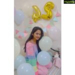 Aparna Vinod Instagram - Happy Birthday to me 🦄 🌈#unicorn #happybirthday #happybirthdaytome #pastels #lovepastels #bday #24 #turned24 #shein