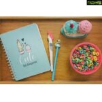 Aparna Vinod Instagram - Somewhere over the 🌈 rainbow, skies are blue and the dreams that you dare to dream really do come true ✨ Play with Fairies🧚 Ride a Unicorn 🦄 Swim with Mermaids🧜 Chase Rainbows🌈 #frootloops #notepad #chumbak #flamingo #duck #cutebutdangerous #littlethingsthatsparkjoy