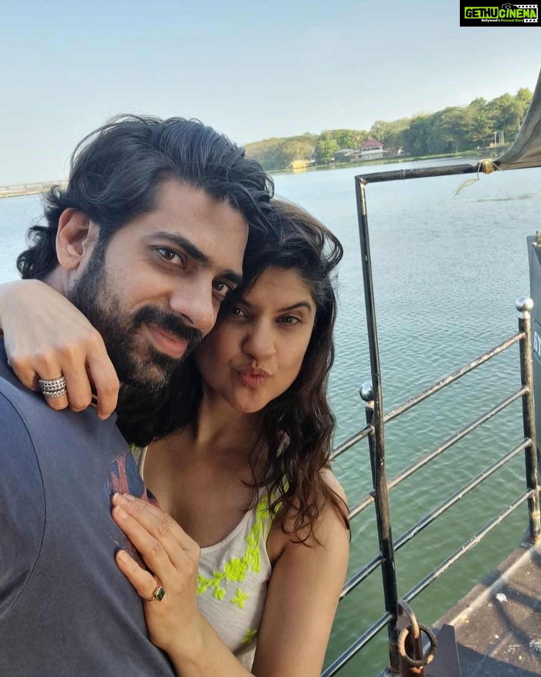 Archana Instagram - #bliss is a #choice no matter where you r! But when in #heaven like this one … it comes #naturally … pun intended in NATURally OFCOURSE! Allepey Backwaters