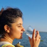 Archana Instagram - #bliss is a #choice no matter where you r! But when in #heaven like this one … it comes #naturally … pun intended in NATURally OFCOURSE! Allepey Backwaters