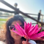 Archana Instagram - #bliss is a #choice no matter where you r! But when in #heaven like this one … it comes #naturally … pun intended in NATURally OFCOURSE! Allepey Backwaters