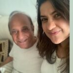 Archana Instagram - My dad my pride! All he wants is - his people & to keep smiling and keep everyone happy! Rare breed this! Love u pappudeeee! May I be 0.00000000001 % of ur joy factor … will be a successful being I think! #happybirthday