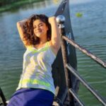 Archana Instagram – #bliss is a #choice no matter where you r! But when in #heaven like this one … it comes #naturally … pun intended in NATURally OFCOURSE! Allepey Backwaters