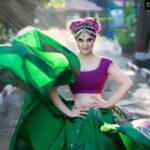 Archana Instagram - R u ready for the #wedding #season . . . #shoot #bridal #bride #india #desi #sari #paithini #balucharisaree #green #makeup #wedding #shadee #indian #shotoftheday #model #maharashtra