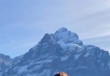 Arthi Venkatesh Instagram - Just on top of the world 🌎 . . . . . #switzerland #jungfrauregion #europe #topoftheworld #mountains #snowcapped #lovelife #travel #europe2021 #notabeachbum