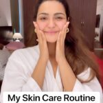 Arthi Venkatesh Instagram - Happy to share my skincare routine with you guys ❤️ I love it when my skin is well hydrated and glows without any makeup. I always try and use minimal products for my face. Here are the products that I use: 1. Cleanser @cetaphil_india gentle cleanser 2. Moisturiser @sebamedindia care gel 3. Rose quartz Gua sha Use for 5 mins along with a moisturiser/serum/oil for blood circulation and de-puffing. 4. Eye-cream @elaluz eye treatment. I prefer a gel rather than a cream 5. Sunscreen @aveneindia spf 30 6. Hydrating mist @amorepacific_us moisture bound spray 7. Mini cosmetic fridge : stylpro bought it from Amazon I like to store a few of my skincare products in a mini refrigerator, so when I use them, they are extra refreshing!
