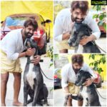 Arun Vijay Instagram - Just love his character!!😘 He is more than a friend... my buddy... my love!!❤ #Rudhra #doglover #unconditionallove #warhorse #greatdane #positivevibes