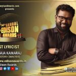 Arunraja Kamaraj Instagram - Thank You #edisonawards For the Nomination for My Most Favourite Positive #KuttiStory song