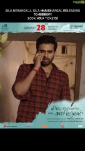 Ashok Selvan Instagram - Sila nerangalil sila manidhargal, book your tickets now. You will love the movie :) Cheers and love
#silanerangalilsilamanithargal