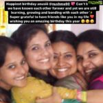 Ashwathy Warrier Instagram – Happy birthday my girl @nushmo90 !!!!