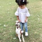 Asin Instagram - Li’l A with her little friends at home 🐐 #ArinsAdventures New Delhi