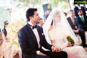 Asin Instagram - #ARwedding 
#WhiteWedding #DayWedding 
#Asin #Rahul 
#Fairytale #Love 