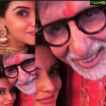 Asin Instagram – Last nite at Amit Uncle’s diwali celebration
#HappyDiwali2015 #loveandlight #diwalinights 
#AmitabhBachchan #Asin #thebachchanselfie Mumbai, Maharashtra