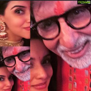 Asin Instagram - Last nite at Amit Uncle's diwali celebration
#HappyDiwali2015 #loveandlight #diwalinights 
#AmitabhBachchan #Asin #thebachchanselfie