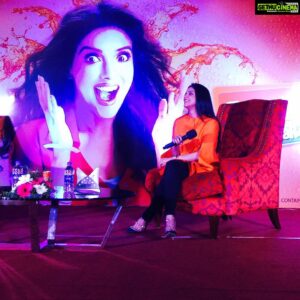 Asin Instagram - Had some fun on stage as well😃
#MirindaTeamChennai