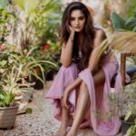 Asmita Sood Instagram - Lush..🌸🌿☀️ . . . . . . Clicked : @dieppj Mua : @makeup_by_nainaa Hair : @amehra167 Outfit : @netri.aggarwal.label . #feelslikesummer #nature #naturallight #testshoots #wildheart #freespirit #asmitten #asmitasood Mumbai, Maharashtra