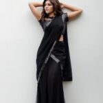 Athulya Ravi Instagram – Black is love ! ❤️ Happy Sunday sweethearts 😍 #blacklove #halfsaree #sunlight 🤩
Black dress designed @abarnasraman 😍 @abarnasundarramanclothing 
Clicked @kiransa 👏 @kiransaphotography 
M&H by @viji_sharath 😍