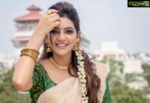 Athulya Ravi Instagram - இந்த உலகிலேயே உணவளிக்கும் விவசாயத்திற்கு விழா நாள் குறித்த ஒப்பற்ற சமுதாயம் நம் தமிழர் சமுதாயம்! உழைத்த எருதுக்கும்... விளைத்த நிலத்திற்கும் நன்றி செய்யும் திருநாள்! இனிய தமிழர் திருநாள் வாழ்த்துகள்!!! Saree : @thepallushop Blouse : @kiaraa_couture M&H : @viji_sharath Clicked : @kiransaphotography Jwelry @ethereal_jewellery_
