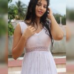 Athulya Ravi Instagram - Let’s get wet in the rain ! And get drenched in love ! ❤️ #rainlover #rainbringhappiness ! White dress by @puella.in 😍