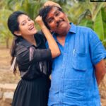 Athulya Ravi Instagram - Happy happy birthday to my world , my love , my life , my strength, my backbone, and my everything in this world appa @ravivarma7883 ❤️❤️ I know how much I torture you by my naughtiness but that much I love you daddy ❤️❤️#happybirthdaydad #fatherdaughter #lovefamily