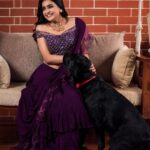 Avantika Mishra Instagram – Caleb!💜 🐾 

Outfit – @tanva_by_deepika
Earrings – @thetrinkaholic
Stylist – @sandhya__sabbavarapu
Styling team – @rashmi_angara @thumu_bhavana
@mythri_g 
makeup by @roshnisafir 
Hair by @hairbytaj6 
Photographed by @kiran.venkataramanappa