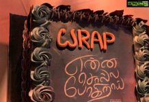 Avantika Mishra Instagram - Late to the party, but here we are. Grateful to have wrapped this beautiful film. See y’all in theatres soon. ❤️ Thank you @tridentartsoffl @hariharana 🤗 #EnnaSollaPogirai #Aasai #tamilactress #itsawrap Chennai, India