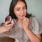 Bhanushree Mehra Instagram - Locking skin with the right amount of moisture is the best way to Anti-ageing ! I love the night serum by @deyga_organics and I make sure i apply it each night & I also follow up with Deyga's Under eye cream ! Beetroot lipbalm & aloevera gel are my day-mates😄 . . . . . . . #bhanushreemehra #skincare #choosepurechoosedeyga #healthyskin #glow #actress #varudu #run #missindia #tamil #telugu #hindi #dance #love #weekend #happy #reels #trending