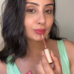 Bhanushree Mehra Instagram - Here’s another launch by @daughterearthofficial This time it’s a vitamin E liquid lipstick in the original pink shade that has the flower power of rose & jasmine. The matte finish is smudge proof & water proof & is also super nourishing. You will love this new hydrating formula!! Give it a try @daughterearthofficial . . . . . #daughterearth #liquidlipstick #mattelipstick #waterproof #healthymakeup