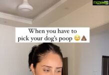 Bhanushree Mehra Instagram - One for the Instagram algorithm 😅 Little late to the party but here’s my bend over challenge 😛 . . . . . . . . #bendoverchallenge #kidi #touchitchallenge #trending #trendingaudio #music #lamethings #alogrithm #instateels #scoopthepoop #bhanushreemehra