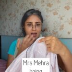 Bhanushree Mehra Instagram – It’s supposed to be an awkward moment for Mrs Mehra but she turns it into yet another opportunity to complain about her Daughter in law – Maharani ! 🤣 
Watch the video to see what this is all about !! 
.
.
.
.
.
If you enjoyed watching this video, do drop a heart ❤️ 
.
.
.
.
#mrsmehra #punjabi #punjabimothers #dramaqueen #mildil #motherinlaw #daughterinlaw #comedyvideos #laughoutloud #bhanushreemehra