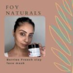 Bhanushree Mehra Instagram - Berries French clay face mask by @foy_naturals is a current favourite! I try to use it atleast once a week and love how it makes my skin feel so fresh and energised. It’s great for deep cleansing your skin and also fights signs of ageing. Give it a try and achieve those skin goals 😍 Clean, green & vegan @foy_naturals . . . #ad #foynaturals #cleanbeauty #veganskincare #skincare #skingoals #allnatural #frenchclay #berries #facemask #deepcleanse #bhanushreemehra