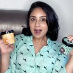 Bhanushree Mehra Instagram - #ad #paidpartnership Midnight sweet cravings? These ice creams from NOTO is what you should be looking for ! Less sugar, low calories, rich in protein and absolutely delicious! It can’t get better right? 😀 Enjoy your favourite show while you binge eat a tub or two totally guilt free !!! @eatnoto . . . . Wearing - @thelazyjammiesco #healthyicecream #notoicecream #noto #guiltfreedessert #icecreamlover #icecreamthatlovesyouback #midnightbinge #socreamy #delicious #darkchocolate #favoriteflavor #mumbai #bangalore