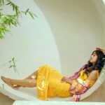 Chandini Chowdary Instagram – Basking like there’s no tomorrow ☘️

Photography: @shaktismaran 
Assisted by: @sharathchandra_photography
Styling: @rashmitathapa
Beauty: @ranisaheb
Accessories: @spillthebead
Location courtesy: @orkacafeindia