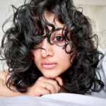 Chandini Sreedharan Instagram – Went to sleep with #WetHair & #WokeUpLikeThis! I’ve always loved my hair & the fact that it has a mind of it’s own when it comes to daily natural hairstyles, but this one definitely blew me away! 🧿💙