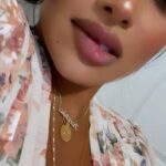Chandrika Ravi Instagram - Current lip combo @diorbeauty Dior Addict Lip Glow in 001 Pink @kkwbeauty Lip Liner in Nude 2.5 @ctilburymakeup Lip Cheat in Pillow Talk