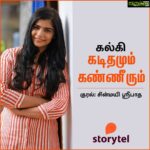 Chinmayi Instagram - This is something new I am doing and I had a great time :) Download the @storytel.in app and listen in. Instagram - @storytel_tamil Twitter - @storytel_in www.storytel.com/in