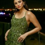 Daisy Shah Instagram - Wildflower by heart, wildstar to the eyes. 💚 . . . Outfit: @theohailakhanofficial Jewels: @ruanijewellerycollective Stylist: @trishadjani MUH: @abeeha_mamoon Shot by: @ehtasham_saeed @mohammadrihab_ . . . #filmfareachieversnight #livelovelaugh