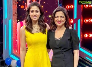 Dhivyadharshini Instagram - Romba Romba nandri …. Unga time ku , unga words ku , evlo sandosham adhu enaku tharudu vaarthaigal solla mudiyadu. Yepovavadu show panalum unga Anbu kuraiyave ila… Spl thanks to Ladysuperstar #Nayanthara avargal for the time love and trust she has on me n team … and alllll the fans who made this a good show 🥰😘❤️ if u have missed watch it in @disneyplushotstar (type - iday spl)🤗 @vijaytelevision #ddneelakandan #kwdd #lss #vijaytelevision #interview #idayspl