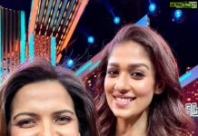 Dhivyadharshini Instagram - Romba Romba nandri …. Unga time ku , unga words ku , evlo sandosham adhu enaku tharudu vaarthaigal solla mudiyadu. Yepovavadu show panalum unga Anbu kuraiyave ila… Spl thanks to Ladysuperstar #Nayanthara avargal for the time love and trust she has on me n team … and alllll the fans who made this a good show 🥰😘❤️ if u have missed watch it in @disneyplushotstar (type - iday spl)🤗 @vijaytelevision #ddneelakandan #kwdd #lss #vijaytelevision #interview #idayspl