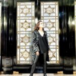 Dia Mirza Instagram – My Rockstar at #LondonFashionWeek @rockystarofficial @rockystar100 🌟 #FashionScoutAW19 London, United Kingdom