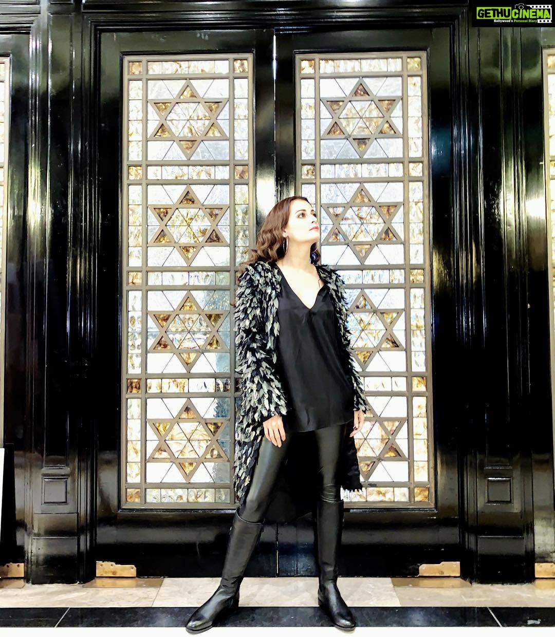 Dia Mirza Instagram - My Rockstar at #LondonFashionWeek @rockystarofficial @rockystar100 🌟 #FashionScoutAW19 London, United Kingdom