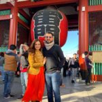 Dia Mirza Instagram – We spent the day walking around… exploring craft shops, temples, gardens and little eateries. My favourite part about our holidays is walking hand in hand with you @sahil_insta_sangha 💛💛 #TravelWithDee #TravelWithDeeSa #JapanSurprises Tokyo, Japan