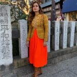 Dia Mirza Instagram – Bigggg love to your craft @_kinchecom!!! Kinche jackets are one of a kind couture pieces in the world – each jacket is named after women who’ve worked towards women empowerment. And I wore my #Kinche jacket with pride. 
Styled by @theiatekchandaney 
Assisted by @jia.chauhan 
#TravelWithDee #JapanSurprises #Tokyo #ShotOnIPhone Tokyo, Japan