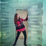 Dia Mirza Instagram - Ice ice baby! #Friyay #JapanSurprises #TravelWithDee @visitjapanjp #IceRestaurant Hokkaido ICE STAR Project 北海道アイススタープロジェクト