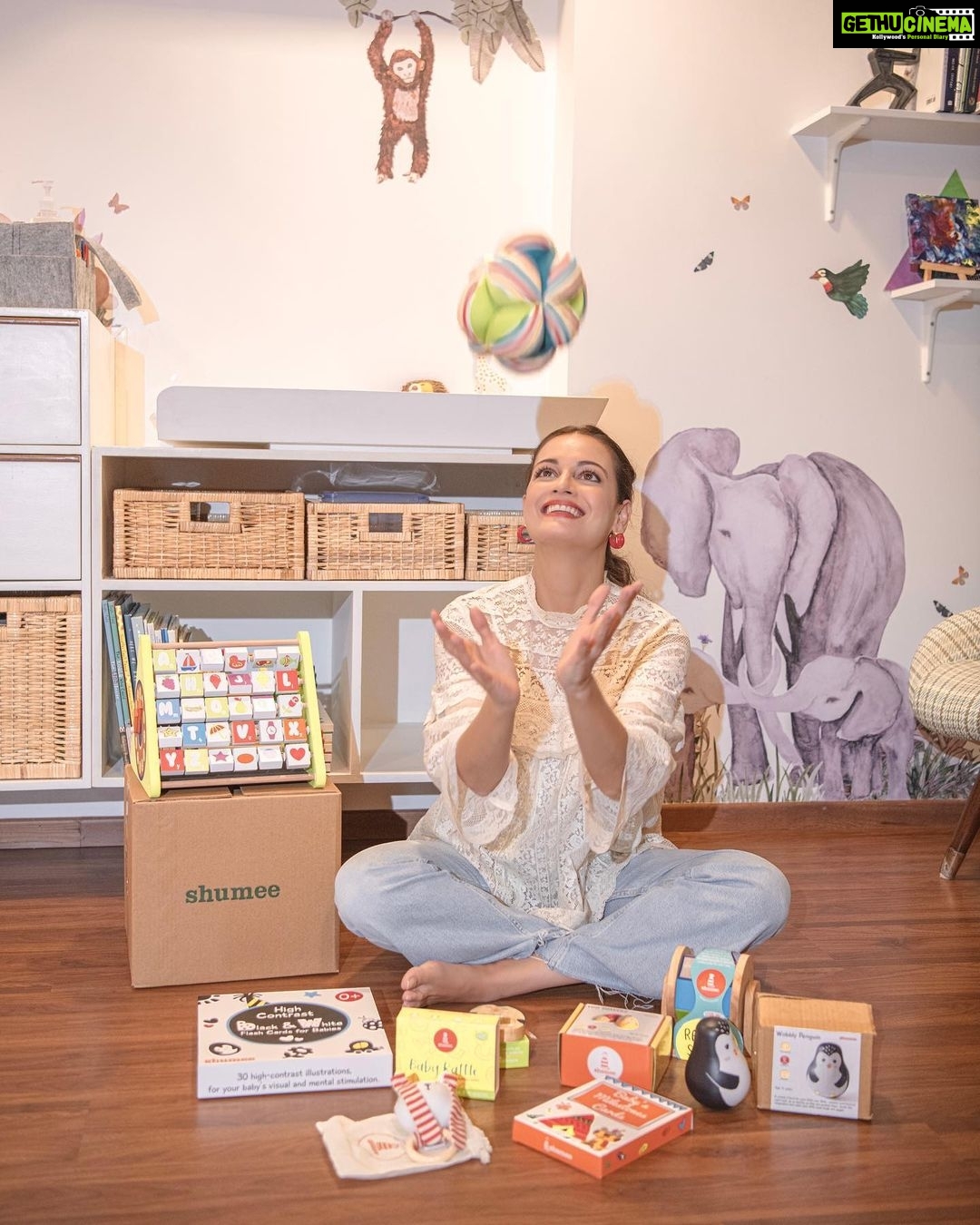 Dia Mirza Instagram - As a mom, I am always looking for products that are safe, mean no harm to the environment and are made from a mother's perspective. I especially look for toys that involve more play! We seem to have taken the real fun out of children’s toys, making most of them primarily educational and flooded our homes with plastic 🤯 Which is why I admire and appreciate @shumeetoys. These toys are built on the pillar of sustainability and give back to local artisans. They also enable my son to achieve development milestones while at play! Proud to be a member of the #playwithshumee family 🌏✅🐯🦋🐘🦚🌳 #Dia❤️shumee #indiantoybrands #woodentoys #sustainableplay #madeindia #vocalforlocal India